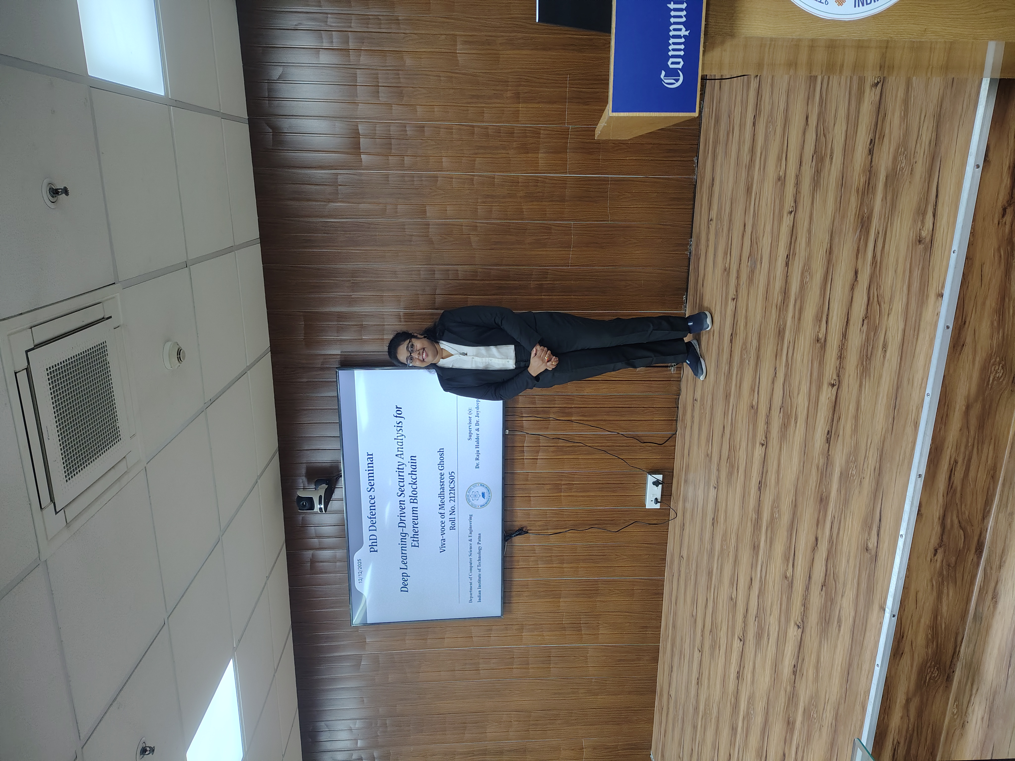 A memorable academic moment